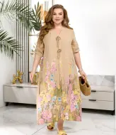 Льняное платье летнее MAX-2051A1000