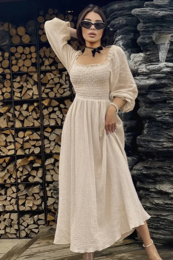 Однотонна сукня VM-10516A550