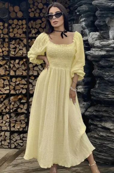 Однотонна сукня VM-10516A550