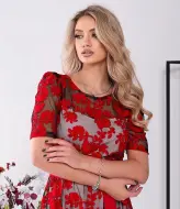 Платье гипюровое  GOL-1604A700
