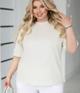 Однотонная футболка женская JA-847.1A280