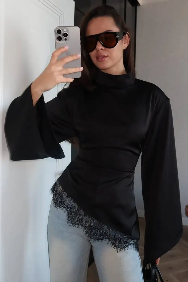 Блуза з мереживом TOR-2618A450