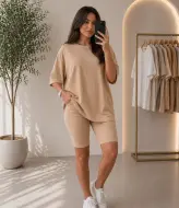Костюм велосипедки и футболка MIK-4274A450