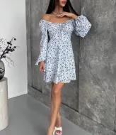 Платье с цветочным принтом YBY-924A530