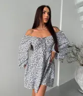 Платье с цветочным принтом YBY-924A530