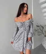 Платье с цветочным принтом YBY-924A530