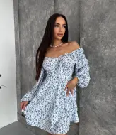 Платье с цветочным принтом YBY-924A530