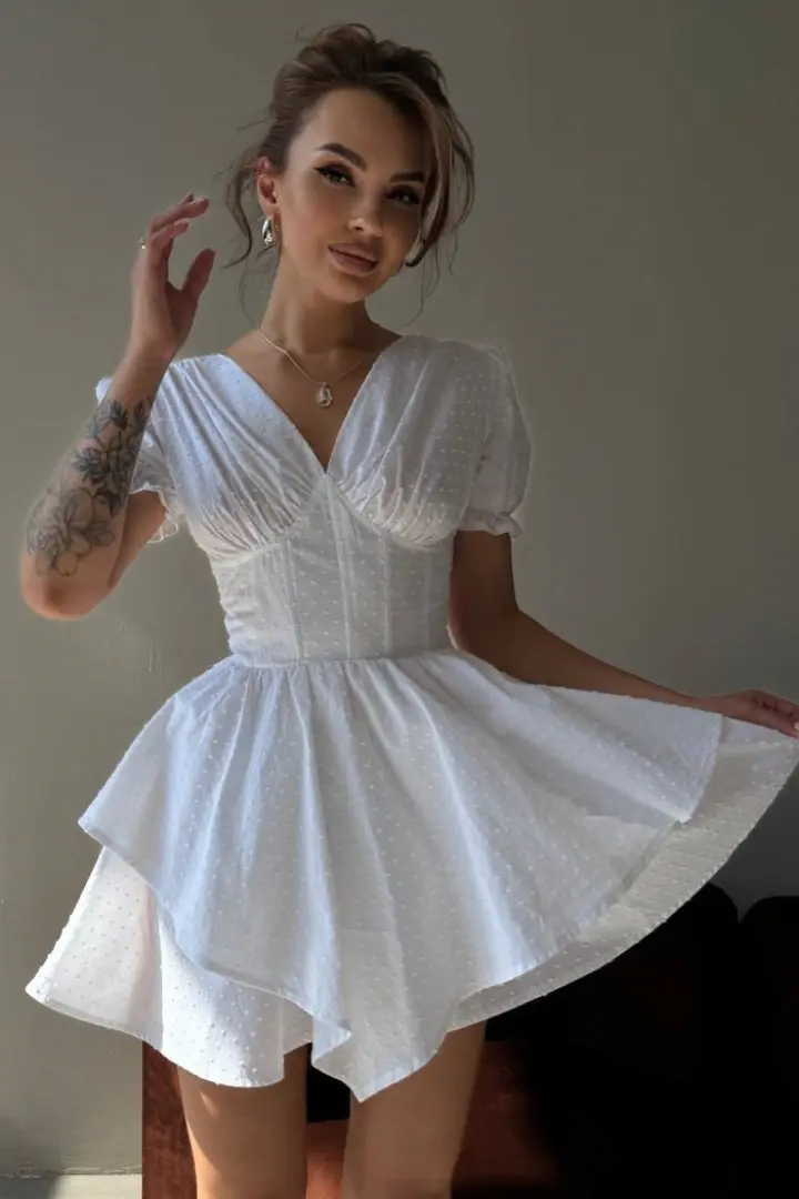 Платье батист  YLM-675A550