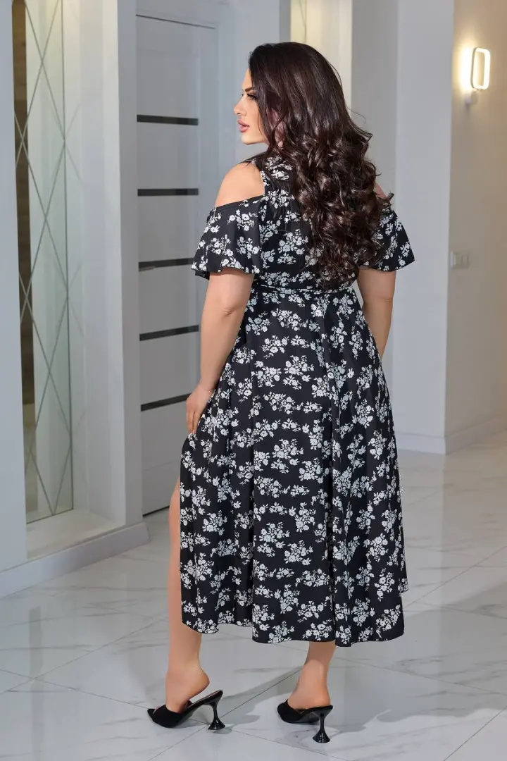 Летнее платье на запах  VL-1165A550