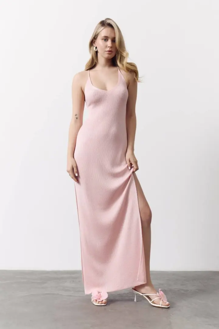 Вязаное летнее платье  LILO-429A1350