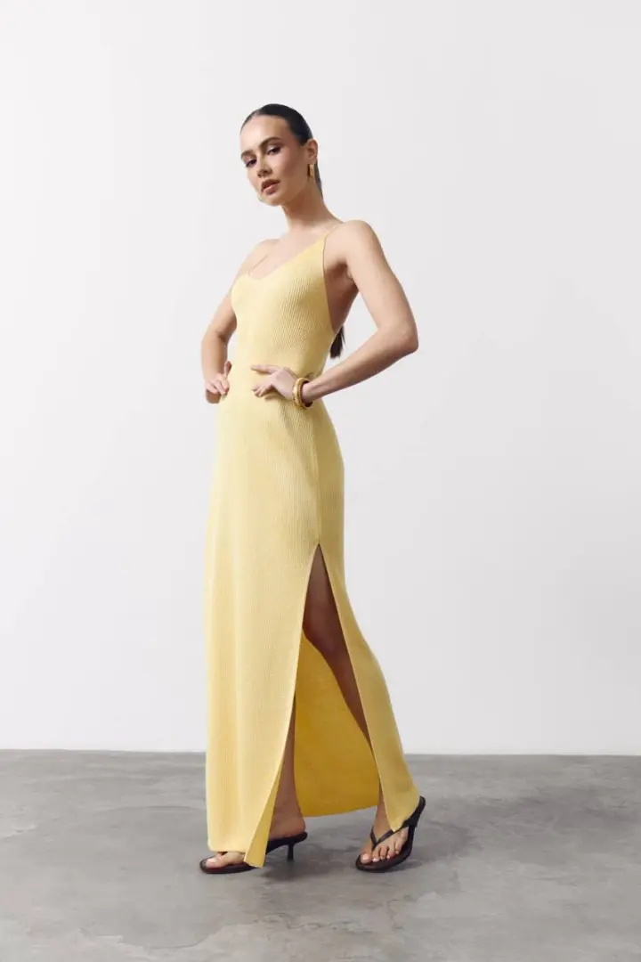 Вязаное летнее платье  LILO-429A1350