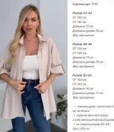 Рубашка из льна женская  ANA-1731A12