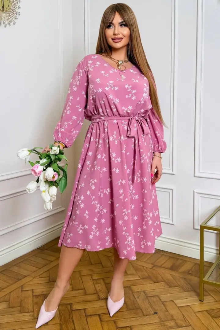 Сукня з поясом MALI-671A270