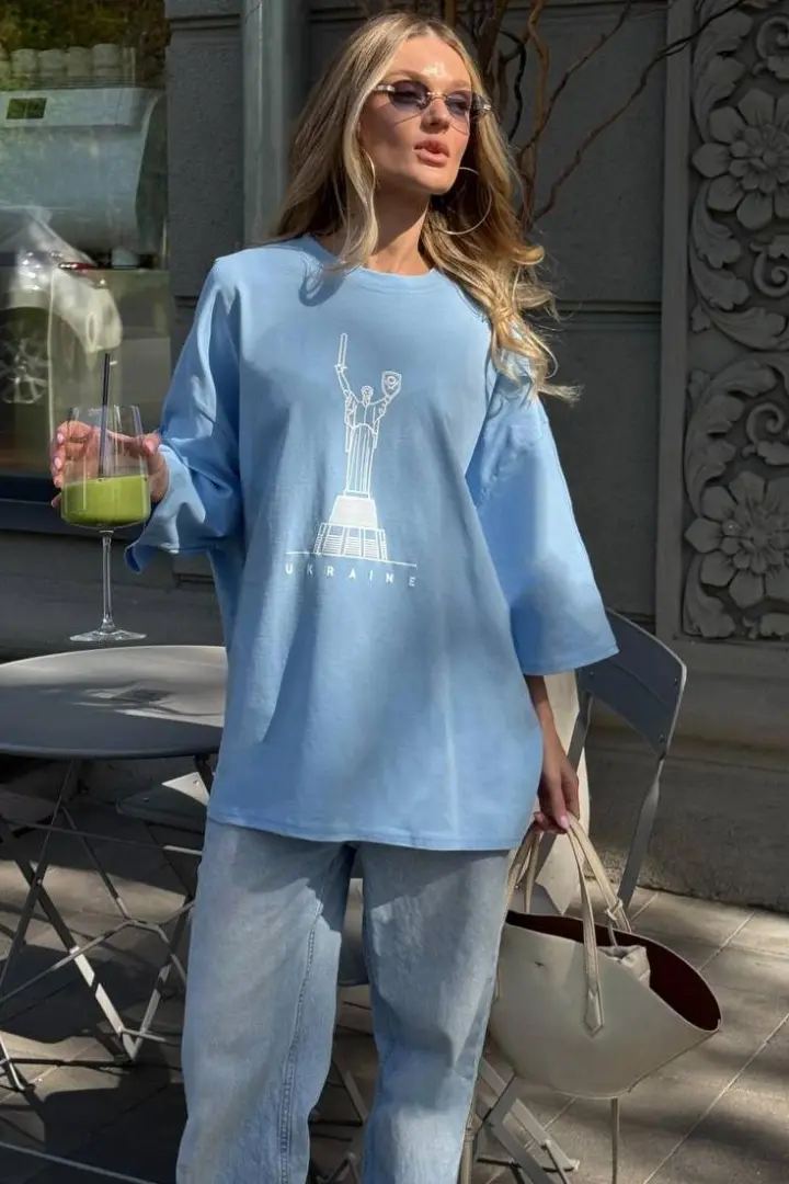 Женская оверсайз футболка SPL-7109A420