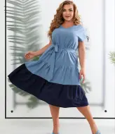 Легкое платье на лето  GOL-1754A750