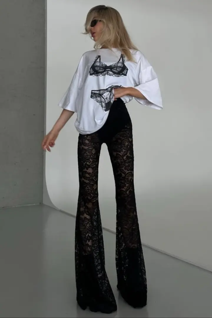 Гипюровые брюки MPK-288A400