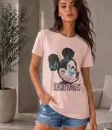 Футболка oversize з яскравим принтом MIK-2762.1A250