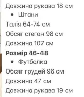 Костюм футболка и штаны  INT-0599A450