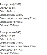 Летний костюм шорты и рубашка VM-10543A550