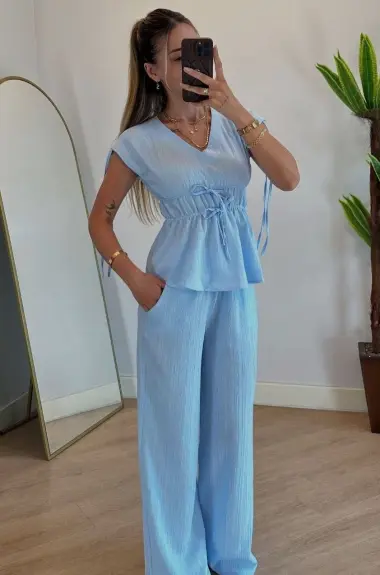 Комфортний брючний костюм двійка DAD-255A500 Комфортний брючний костюм двійка DAD-255A500