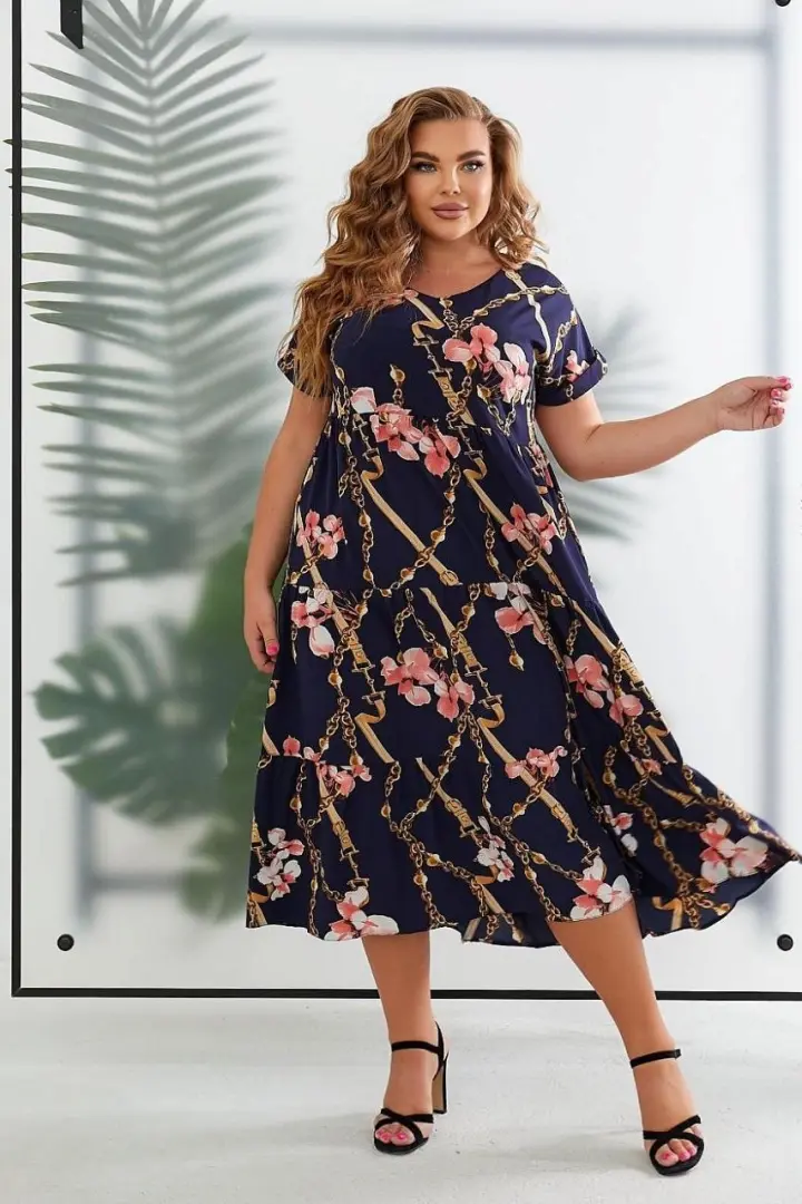 Платье повседневное GOL-1852A720
