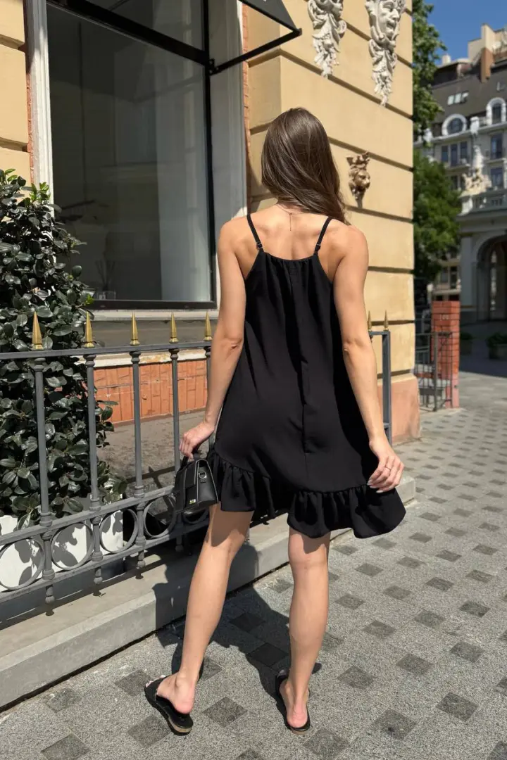 Сукня з рюшами на лямках MIK-3111A250