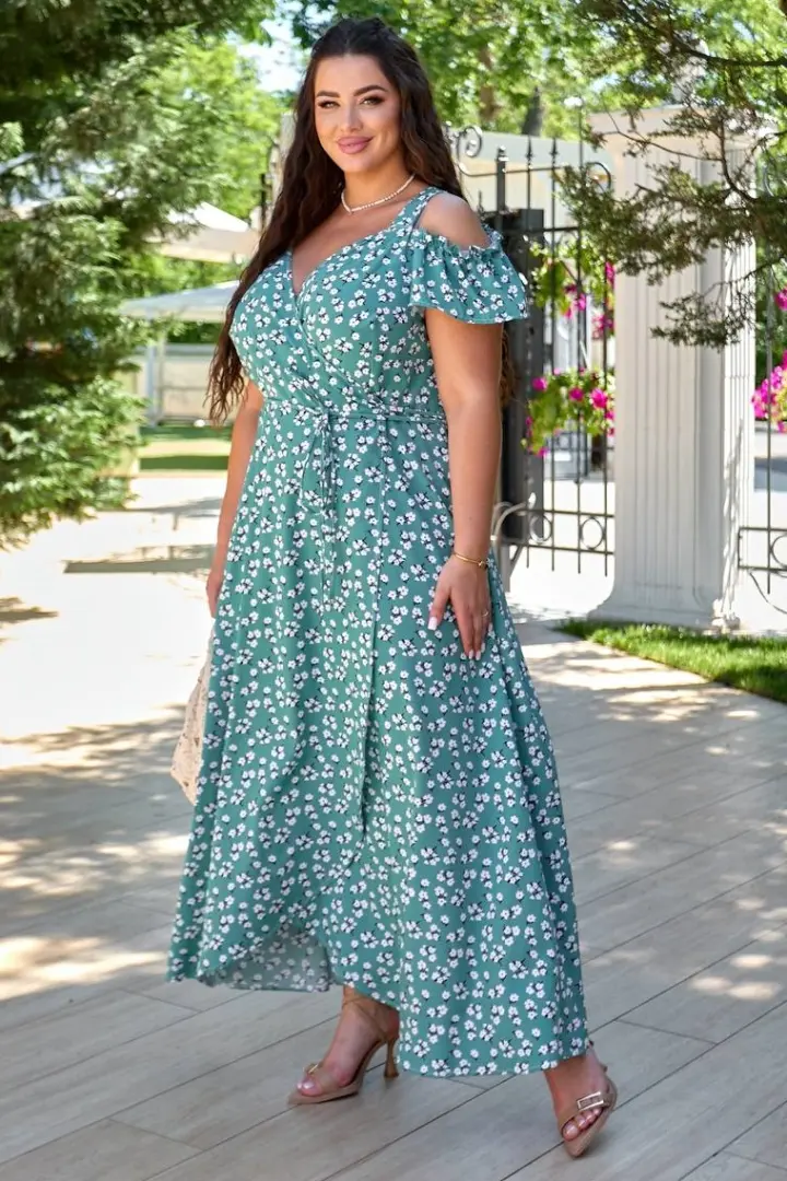 Красивое длинное платье  IRK-2414A550