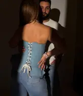 Джинсовий корсет YM-77153.29A42