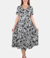 Платье халат летнее  GOL-1662A750
