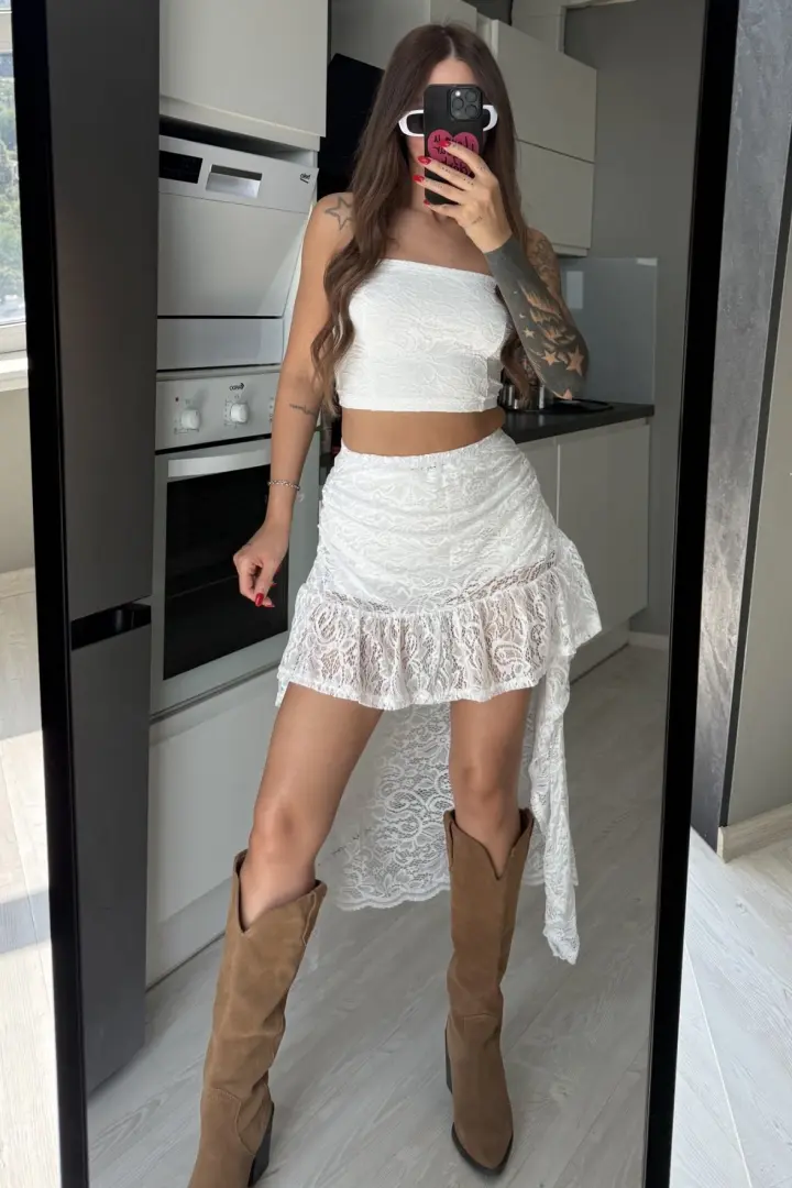Юбка с шортами внутри  SCA-522A499