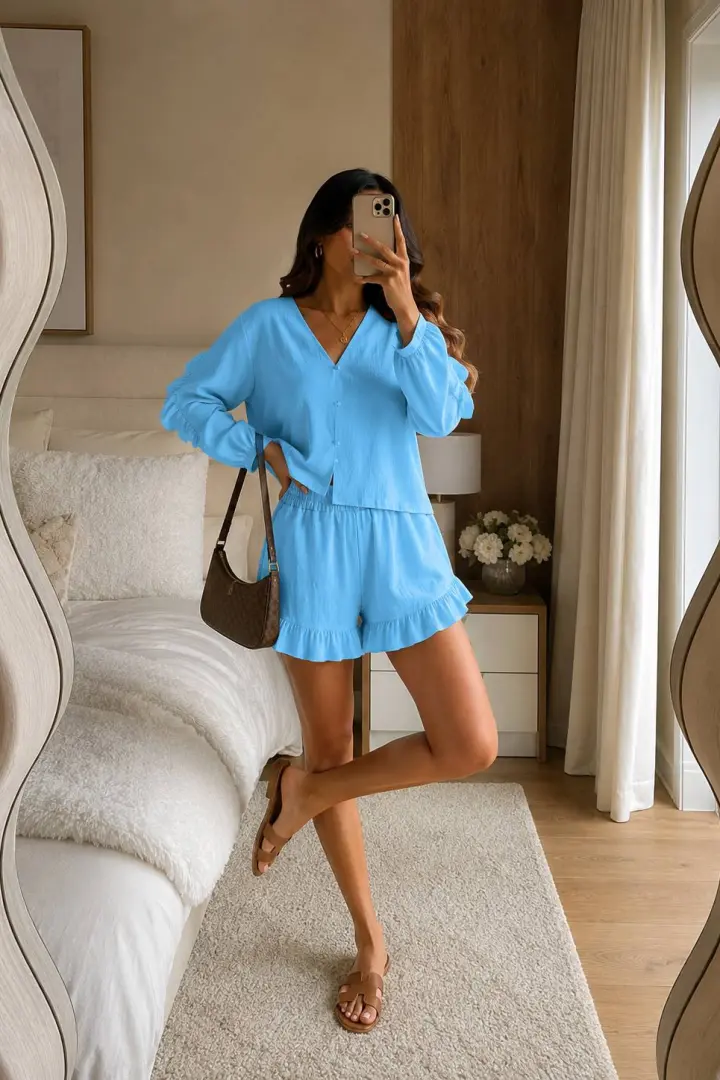 Костюм рубашка и шорты VIVI-501A550