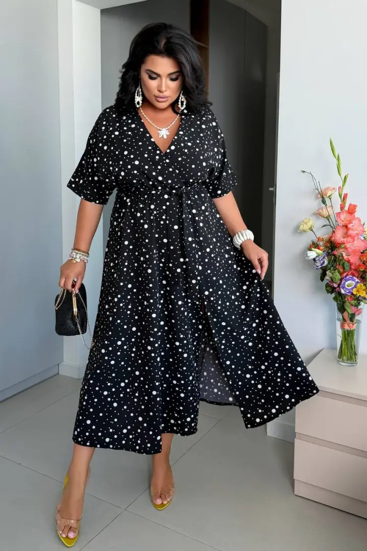 Принтованное платье LZL-966A520