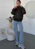 Куртка из экокожи женская  INNA-8906A1250