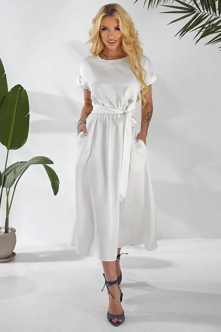 Платье с поясом GOL-2042A880