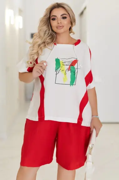Летний костюм двойка MOV-129A670 Летний костюм двойка MOV-129A670