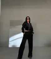 Спортивный костюм женский велюровый  KBE-0210A550