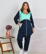 Спортивный костюм с длинной кофтой  KYB-21231A23