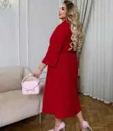 Вельветовое платье на пуговицах MSY-082A650