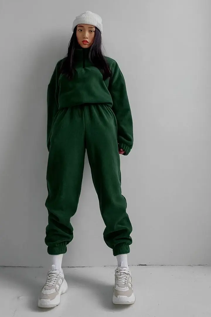 Спортивный флисовый костюм женский  DMP-R751A530