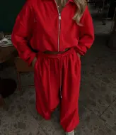 Спортивный костюм с широкими штанами  RAB-745A769