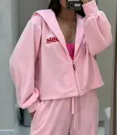 Спортивный велюровый костюм женский  BER-752A750