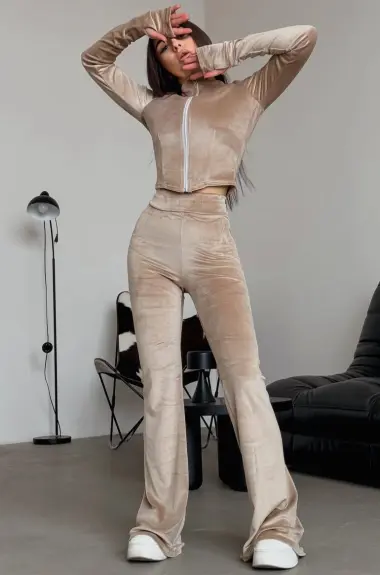 Спортивный костюм с брюками клеш  BOT-279A509