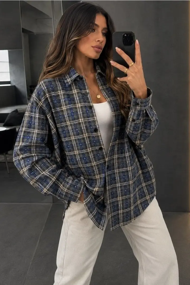 Рубашка в стразах  SIK-9937A550