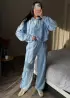 Спортивный флисовый костюм женский ALS-363A599