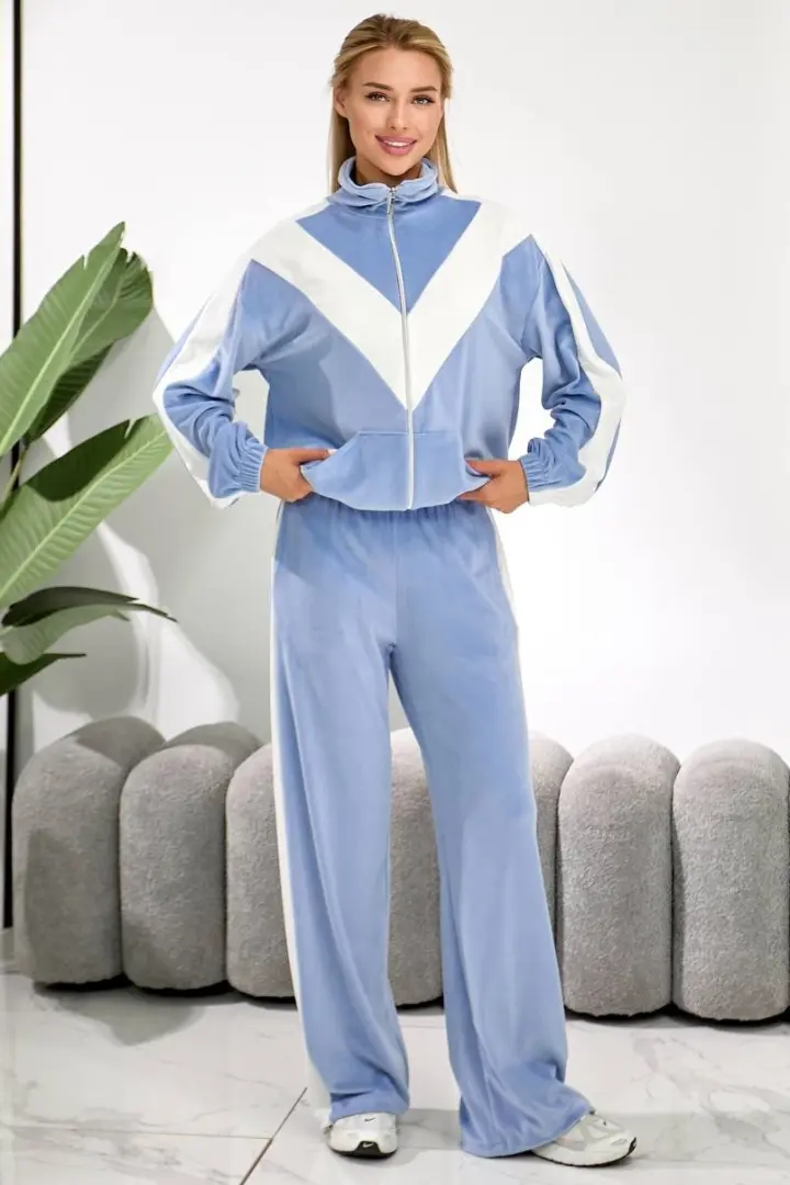 Королевский велюр спортивный костюм   AXY-082A950
