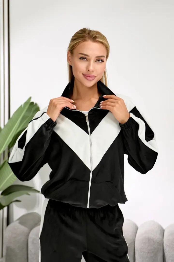 Королевский велюр спортивный костюм   AXY-082A950
