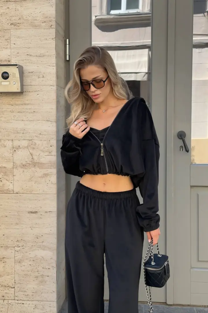 Спортивный костюм тройка с топом  RAB-746A889