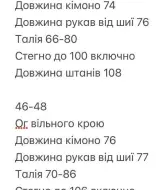 Брючный костюм кимоно  INNA-755A820