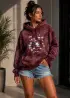 Худи женские с принтом MIK-202A550