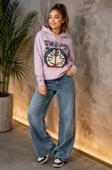 Худи с рисунком MIK-82338A550 Худи с рисунком MIK-82338A550